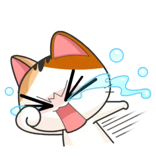 Telegram stiker «Японське Кошеня» 😭