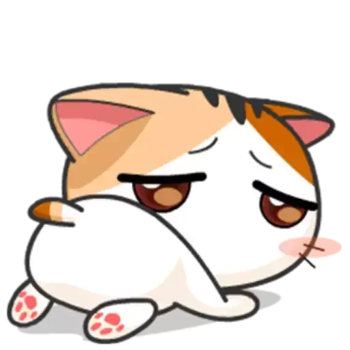 Стикер Telegram «Японське Кошеня» 😞