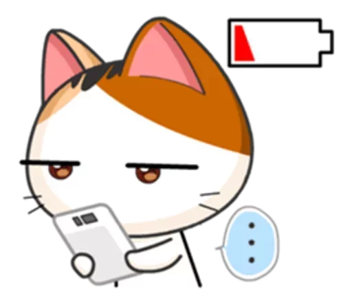 Стикеры телеграм Японская Кошечка 
