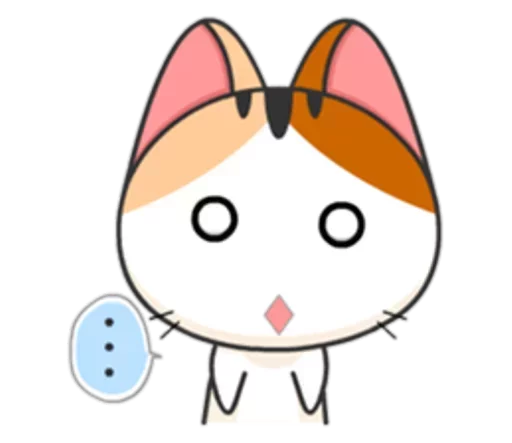 Стикер Telegram «Японская Кошечка» 