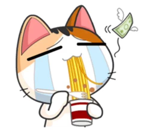 Telegram stiker «Японская Кошечка» 