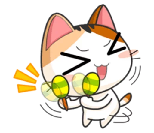 Telegram Sticker «Японская Кошечка» 