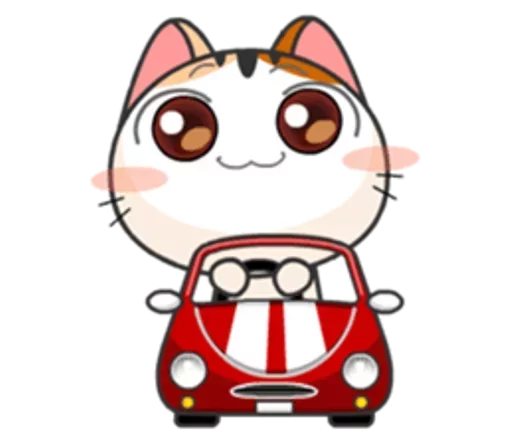 Telegram Sticker «Японская Кошечка» 😽