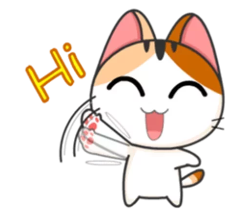 Telegram Sticker «Японская Кошечка» 😹