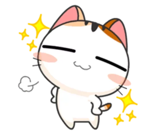 Стикер Telegram «Японская Кошечка» 