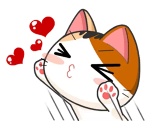 Telegram Sticker «Японская Кошечка» 😻