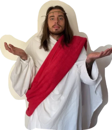 Эмодзи Jesus 🤷‍♂️
