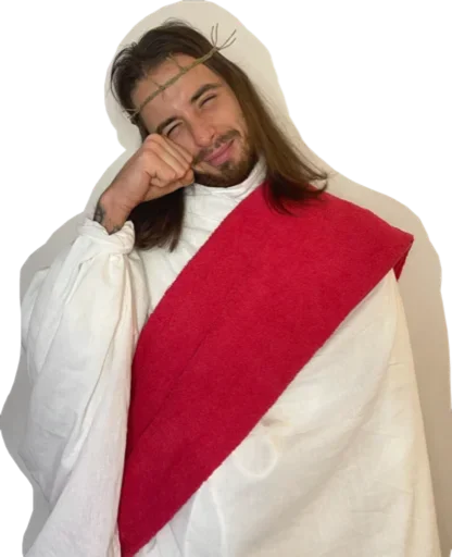 Telegram Sticker «Jesus» 😭