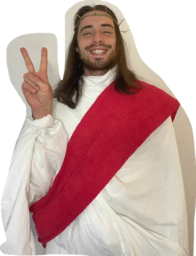 Telegram Sticker «Jesus» ✌
