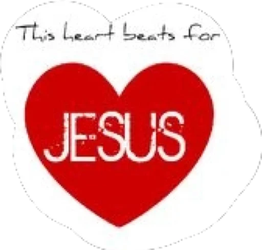 Telegram Sticker «Jesus Amen» ❤
