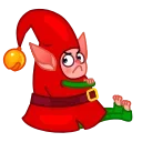 Christmas Elf emoji ☹️