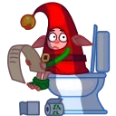 Christmas Elf emoji 🚽