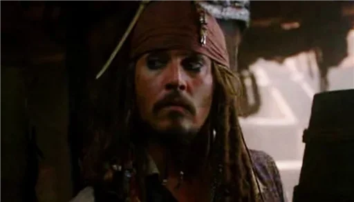 Эмодзи Johnny Depp 😰