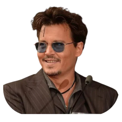 Telegram stiker «Johnny Depp» 😄
