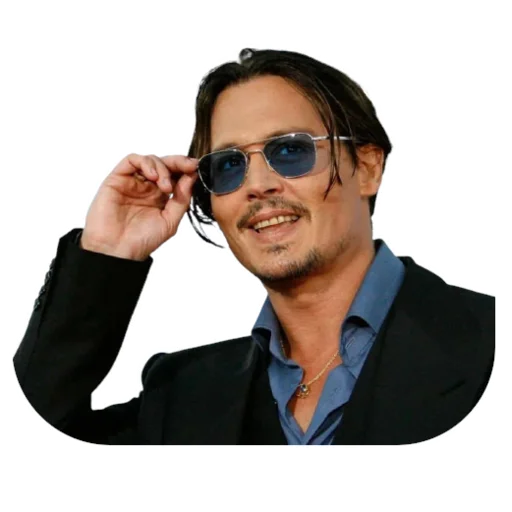 Стикер Telegram «Johnny Depp» 😄