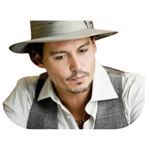 Стикер Telegram «Johnny Depp» 😕