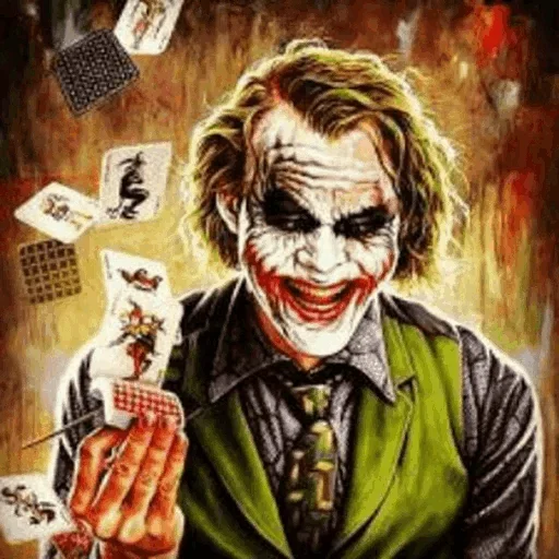 Telegram stiker «Joker Time» 😕
