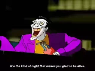 Joker The Animated Series sticker ☝️