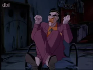Joker The Animated Series sticker ✊