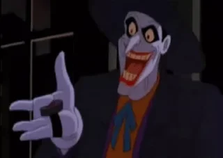 Joker The Animated Series sticker ☝️