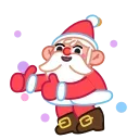 Jolly Santa stiker 👍