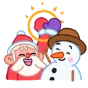 Jolly Santa sticker 😄