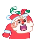 Jolly Santa sticker 🤬