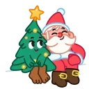 Jolly Santa emoji 😏