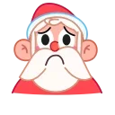 Эмодзи Jolly Santa 😭