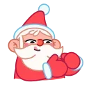 Jolly Santa sticker 🤓