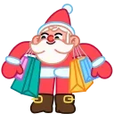 Jolly Santa stiker 🎁