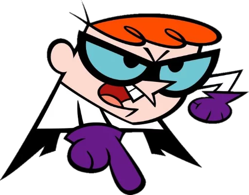 Dexter's Laboratory emoji 😤