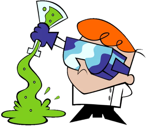 Dexter's Laboratory emoji 🤓