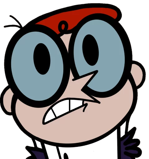 Dexter's Laboratory emoji 😳