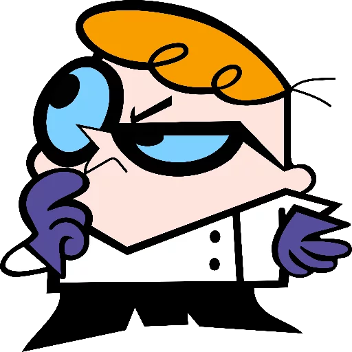 Dexter's Laboratory emoji 🤔
