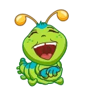 Julia The Caterpillar emoji 🤣