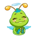 Julia The Caterpillar emoji 😇