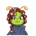 Julia The Caterpillar emoji 👸