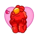 Telegram emoji Elmo