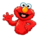 Емодзі телеграм Elmo