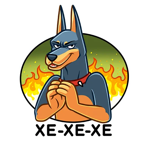 Telegram Sticker «Джеф» 😈