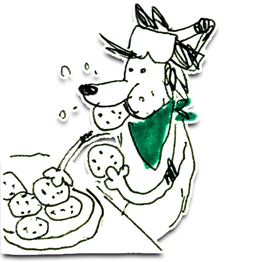 Telegram stiker «Jib Kodi Doodles» 🍪