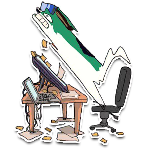 Telegram Sticker «Jib Kodi Doodles» 🚀
