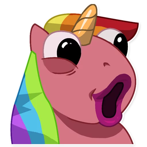 Telegram Sticker «jlmnd_unicorn» 😜