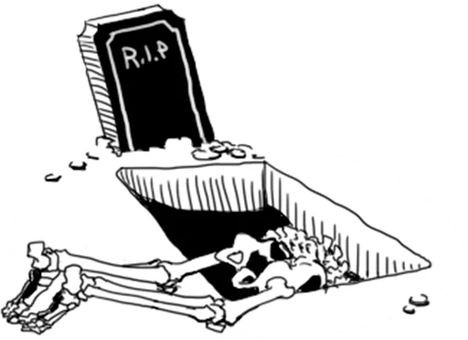 Telegram stiker «Груда костей | Skulls» ⚰️