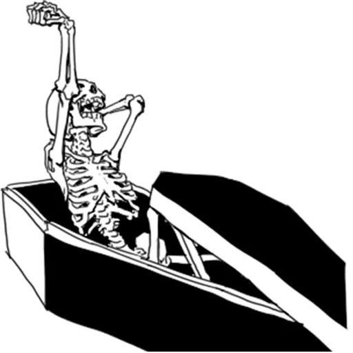 Стікер Груда костей | Skulls ☀️