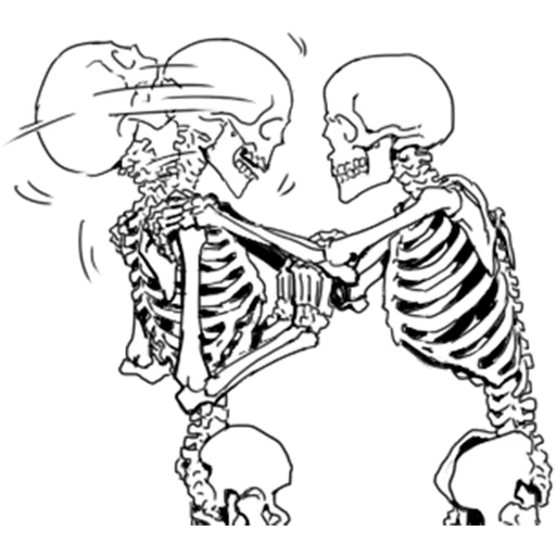 Telegram stiker «Груда костей | Skulls» 😡