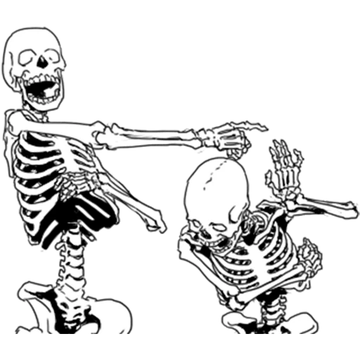 Стикер Telegram «Груда костей | Skulls» 😁
