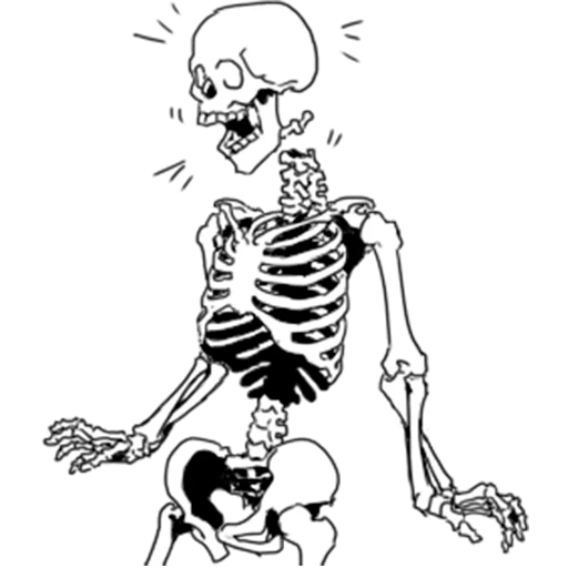 Стікер Груда костей | Skulls 😮