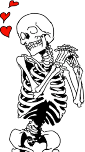 Telegram stiker «Груда костей | Skulls» 🥰
